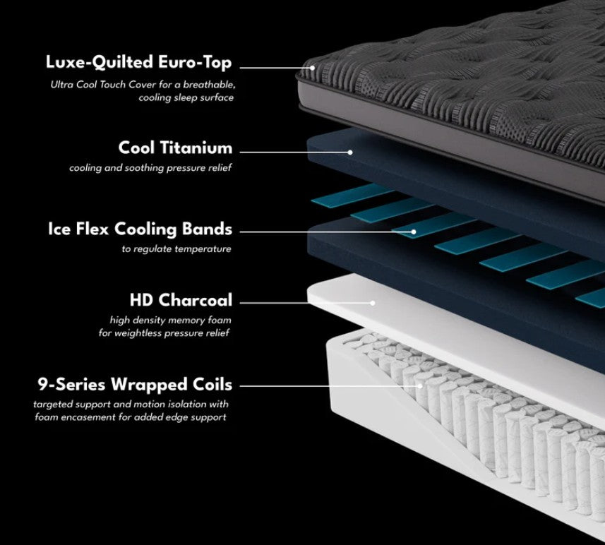 Black Diamond Quilted Plush