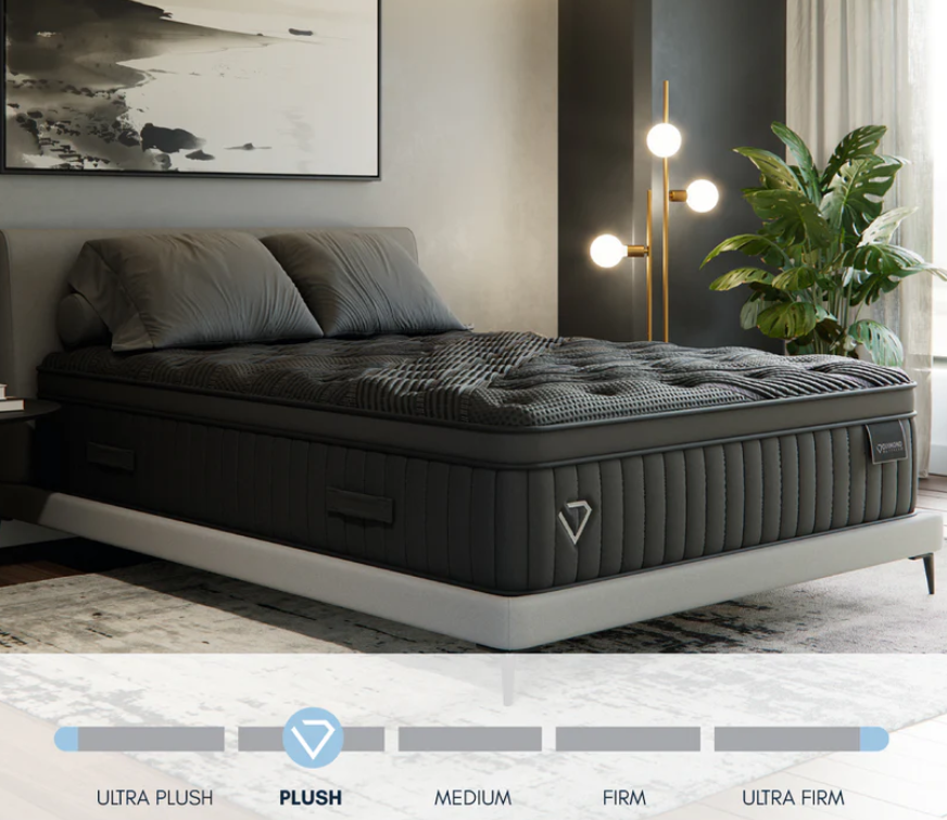 Black Diamond Quilted Plush
